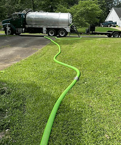 Hometown Plumbing and Septic Pump-Out Truck